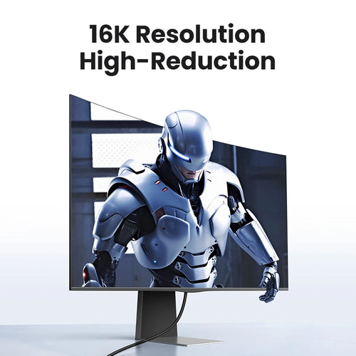 16K DisplayPort 2.1 Cable for 8K 4K Gaming Monitors