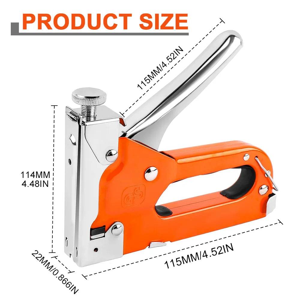 4-in-1 Heavy Duty Staple Gun for Upholstery and Woodworking - 7