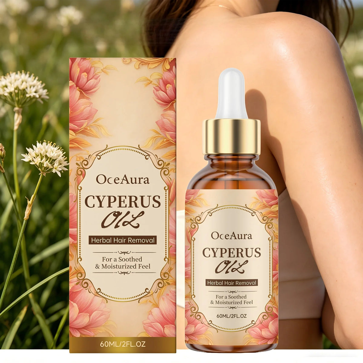 Cyperus Oil Hair Growth Inhibitor and Moisturizing Body Serum