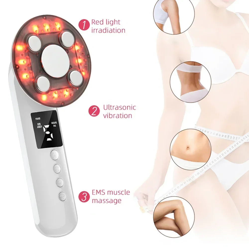 3-in-1 Ultrasonic EMS Body Slimming and Skin Tightening Massager