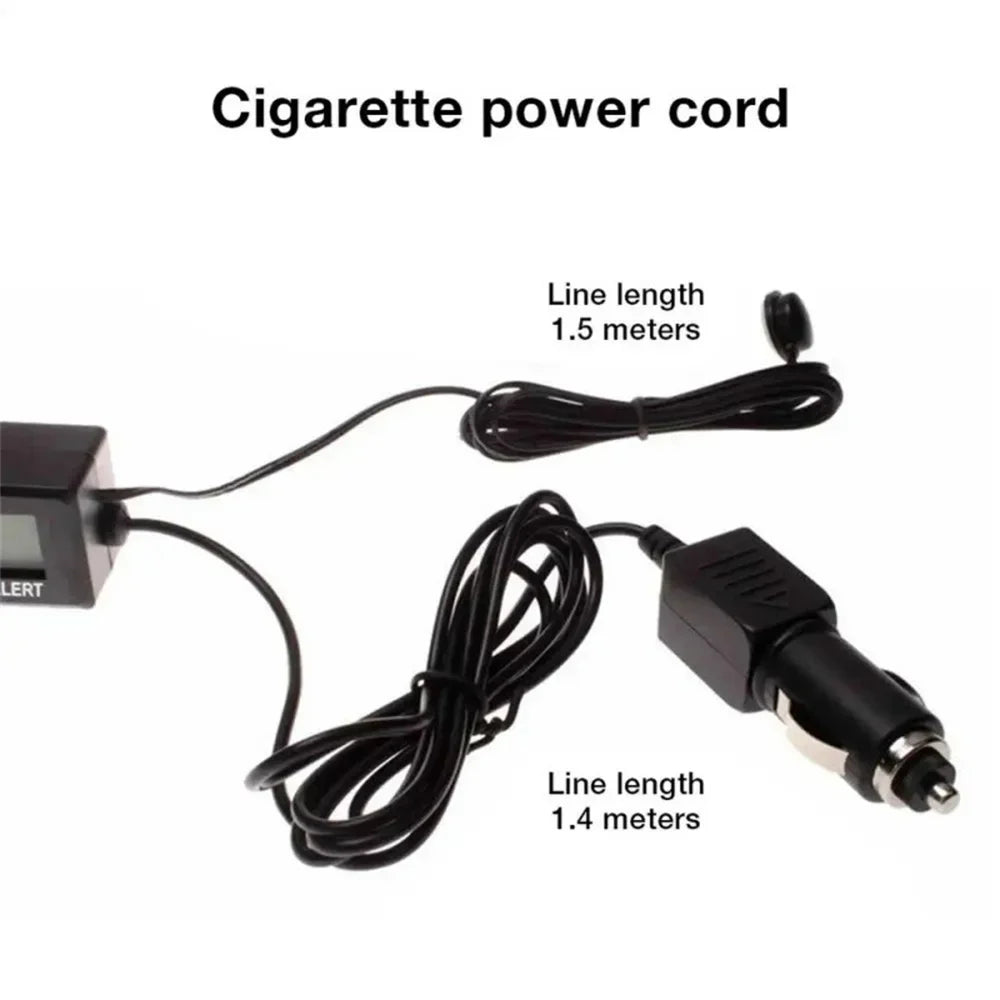 3 in 1 Car Digital Clock Thermometer and Battery Voltage Voltmeter