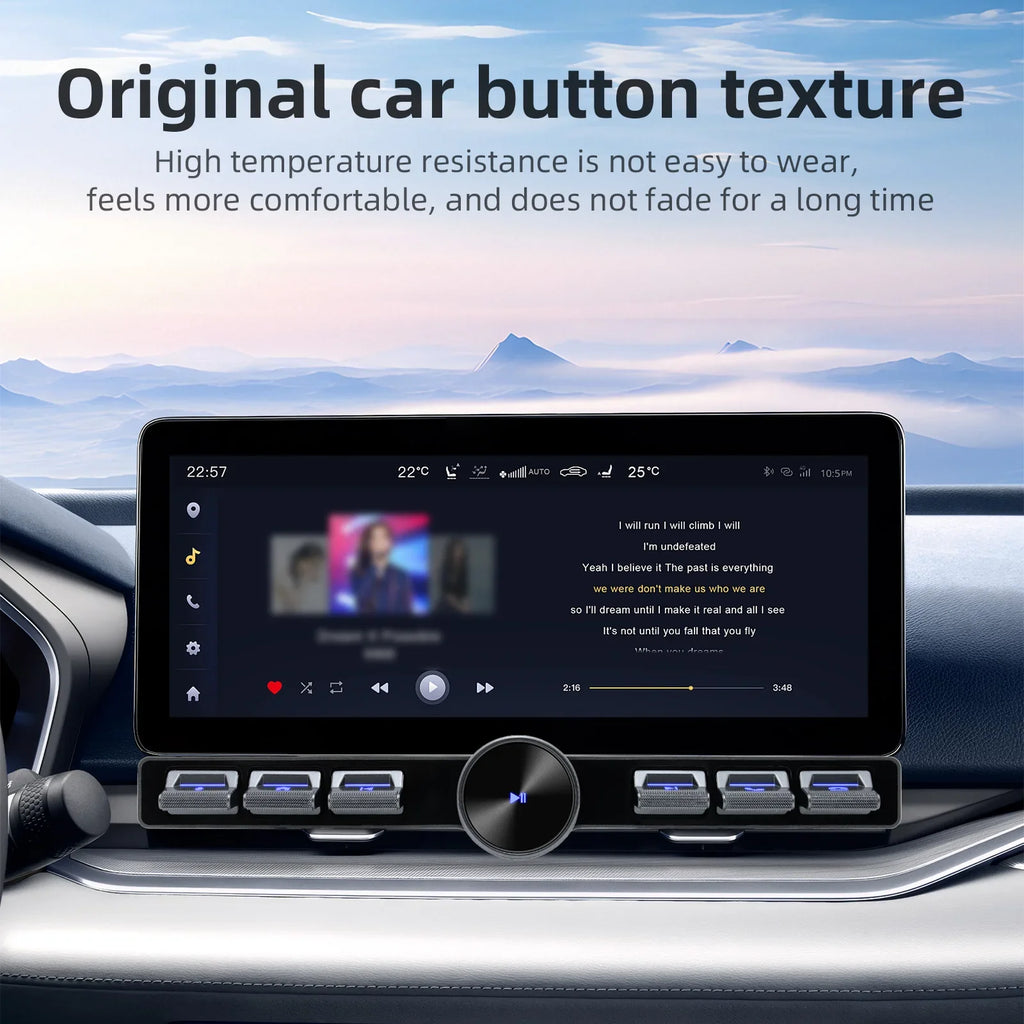Wireless Multimedia Steering Wheel Control Button for Car Navigation
