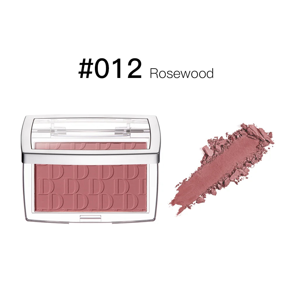Matte Embossed Blush Palette with Professional Makeup Brush