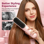 Fast Heating Cordless Hair Straightening Brush