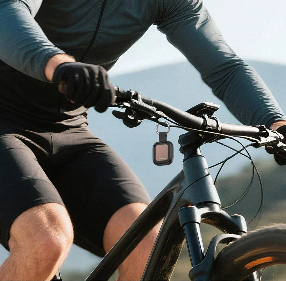 Solar Powered Bluetooth Item Tracker for Apple Find My