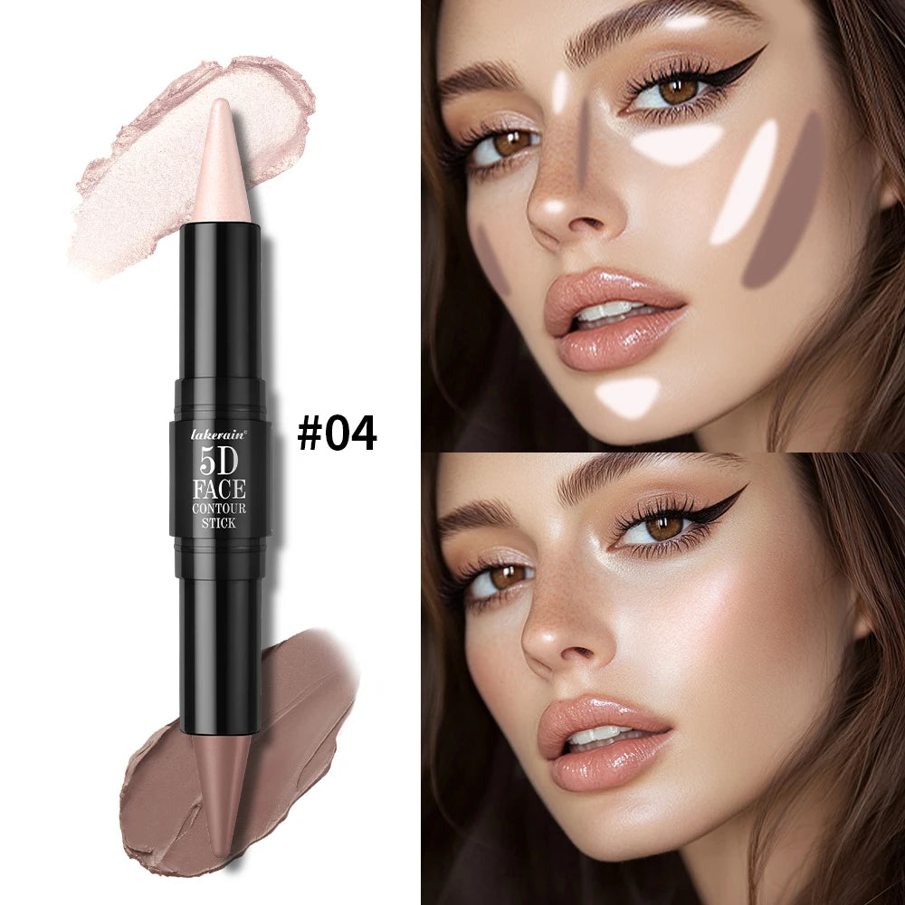 Dual-Ended Contour and Highlighter Stick