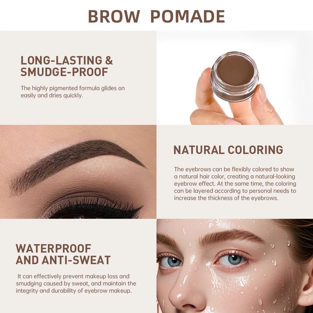 Waterproof Eyebrow Pomade Styling Cream