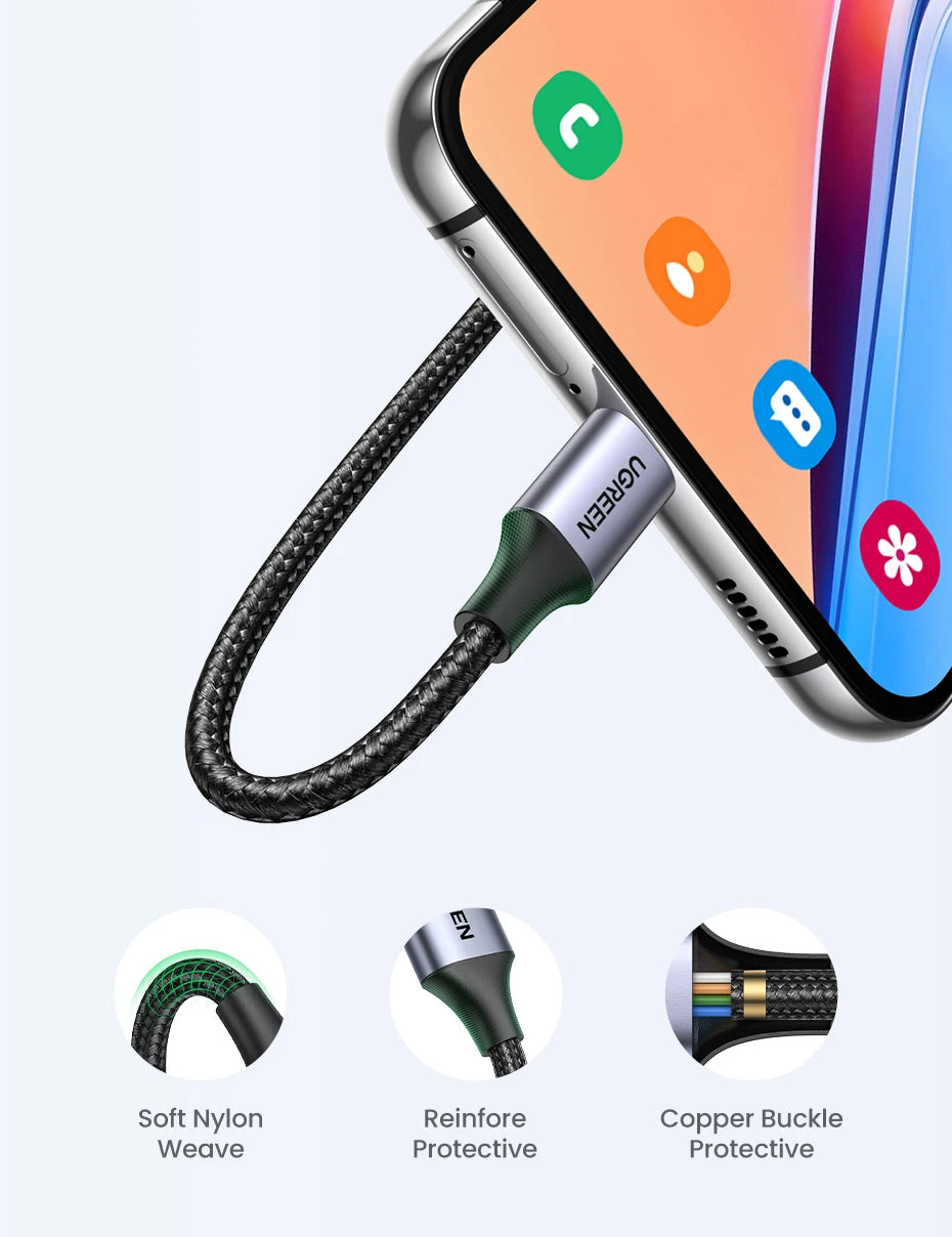 3A Fast Charging USB-A to USB-C Data Cable
