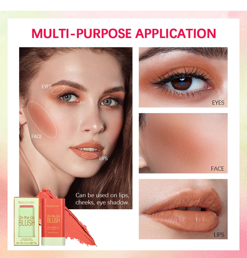 Cream Blush Stick for Lips and Cheeks - 18