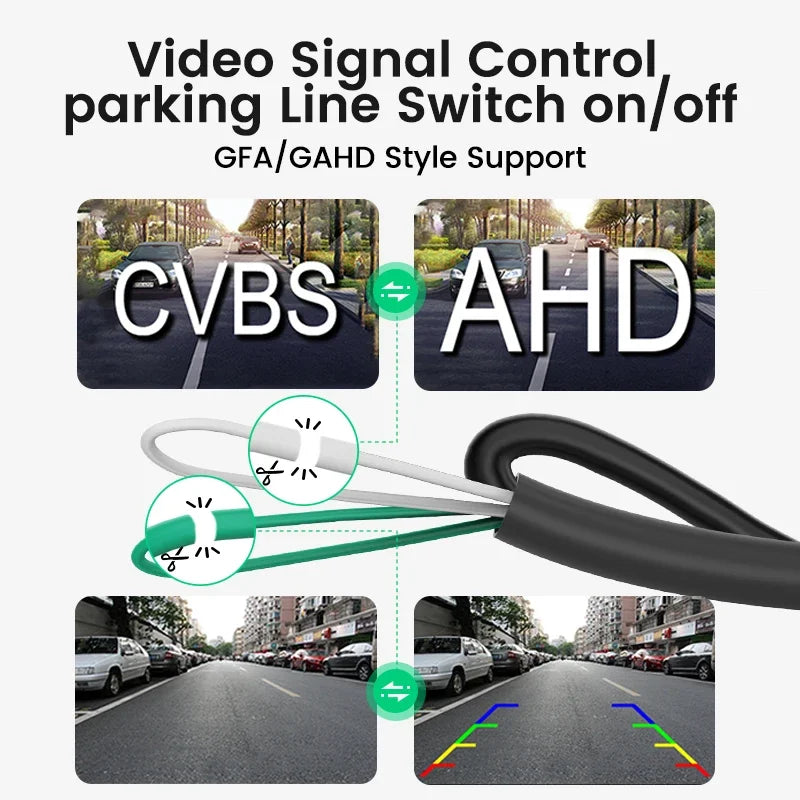 AHD 1080P Vehicle Rear View Camera with 170 Degree Wide Angle Lens