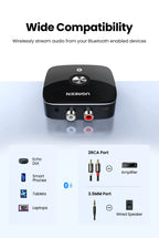 Bluetooth 5.1 aptX HD Audio Receiver for Wired Speakers