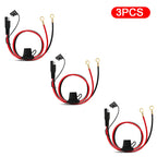 SAE to O-Ring Terminal Battery Charger Cable with 10A Fuse