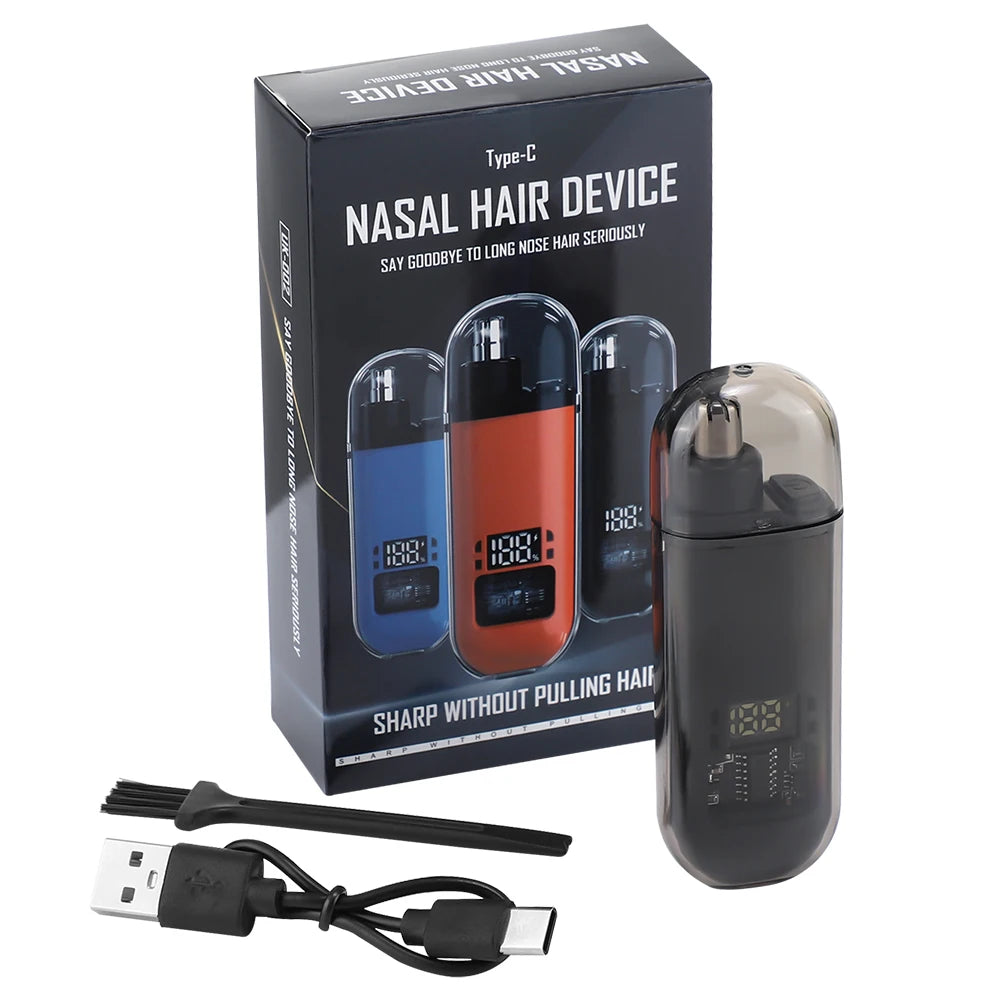 Electric Rechargeable Nose and Ear Hair Trimmer - 19