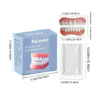 Temporary Silicone Cosmetic Dentures for Missing Teeth