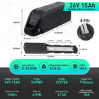 Electric Bike Hailong Lithium-Ion Battery Pack 36V 48V 52V