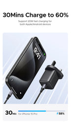 30W GaN 3-Port USB-C Fast Wall Charger