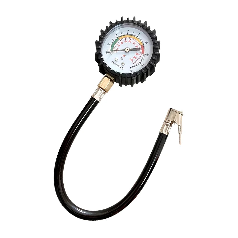 Heavy Duty Analog Tire Pressure Gauge for Cars and Motorcycles - 15
