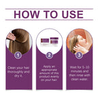 Purple Hair Mask and Shampoo Set for Color Protection and Repair