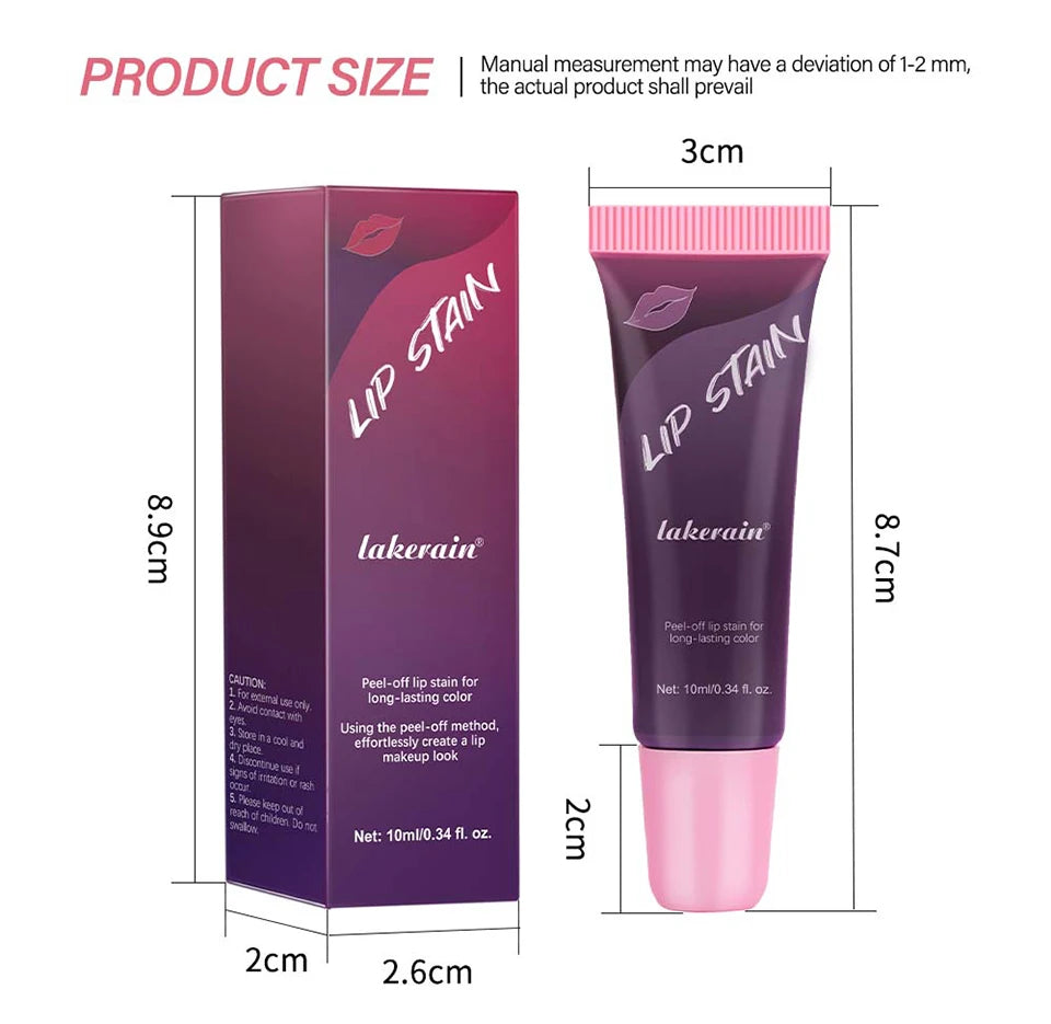 Waterproof Peel-Off Matte Lip Stain