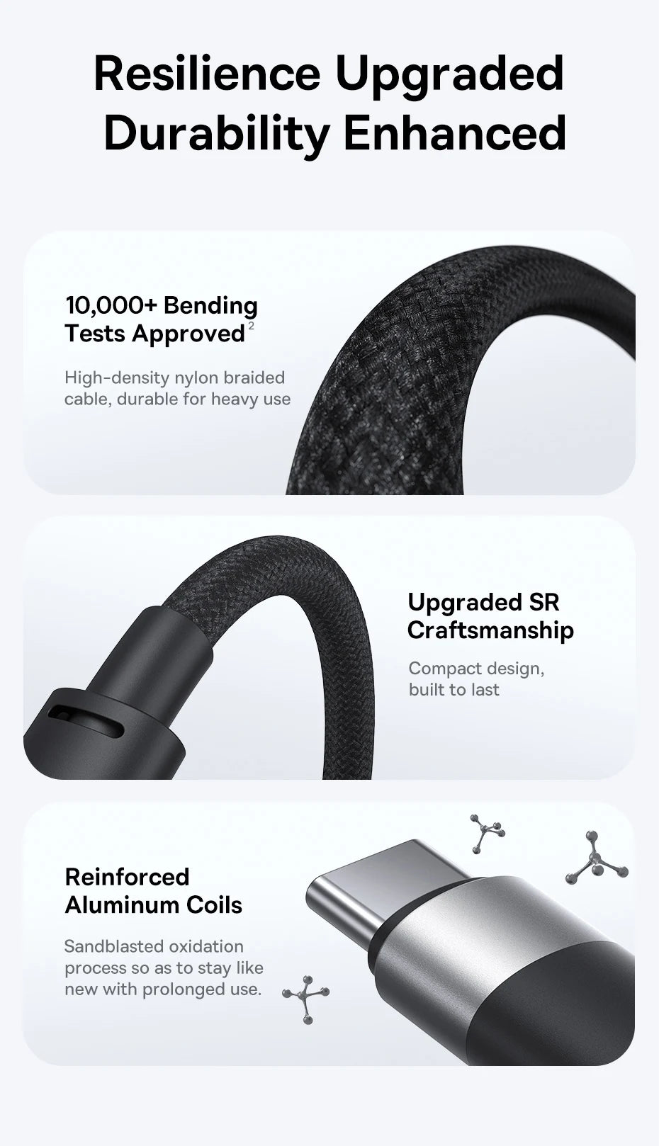 3-in-1 100W Fast Charging Cable for Phone and Laptop