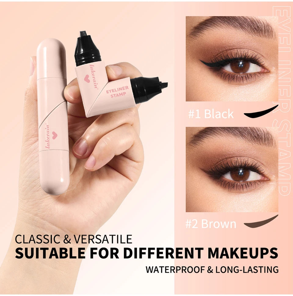 Waterproof Winged Eyeliner Stamp for Beginners