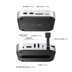 Docking Station for Mac Mini M4 with M.2 SSD Slot and 4K DisplayPort