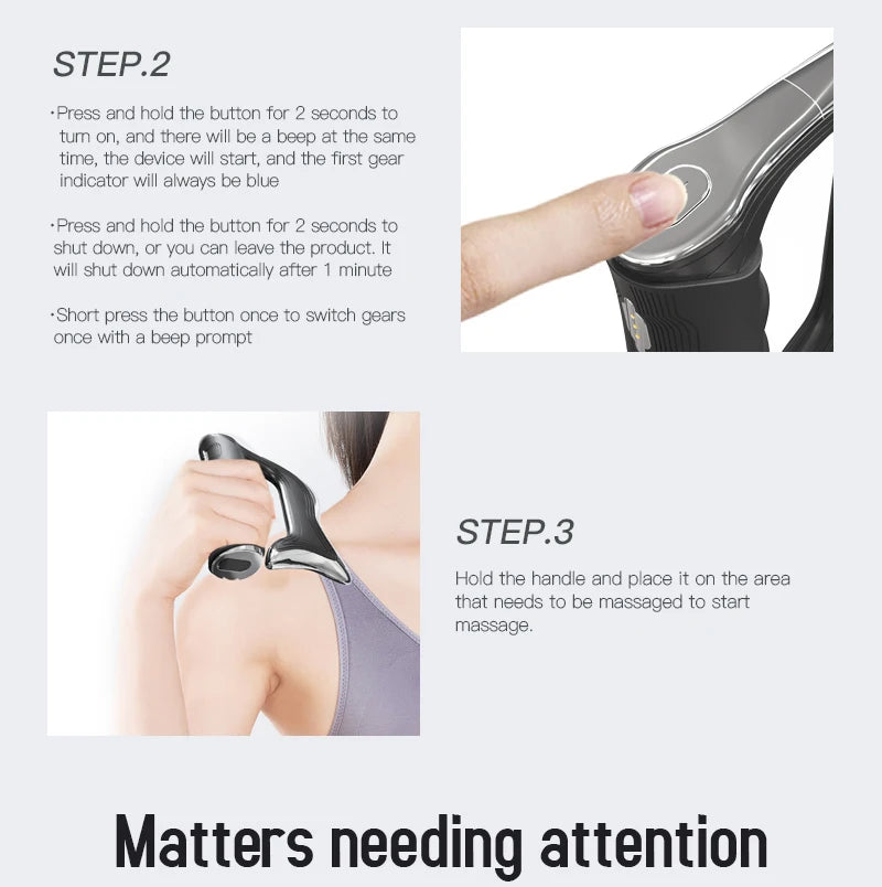 Electric Muscle Scraping and Gua Sha Massager Tool
