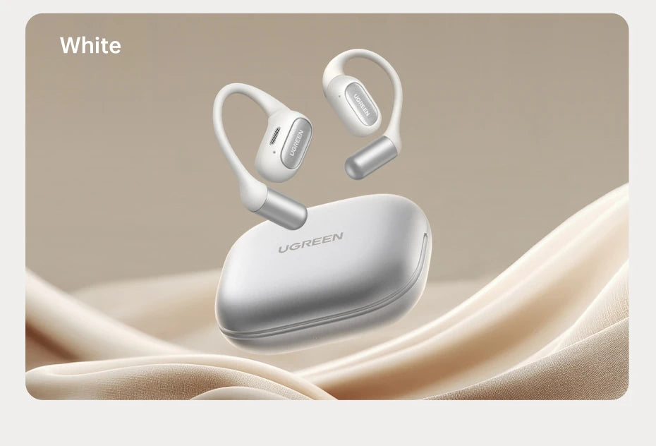 Open-Ear Wireless Bluetooth Sport Earbuds with Charging Case - 35