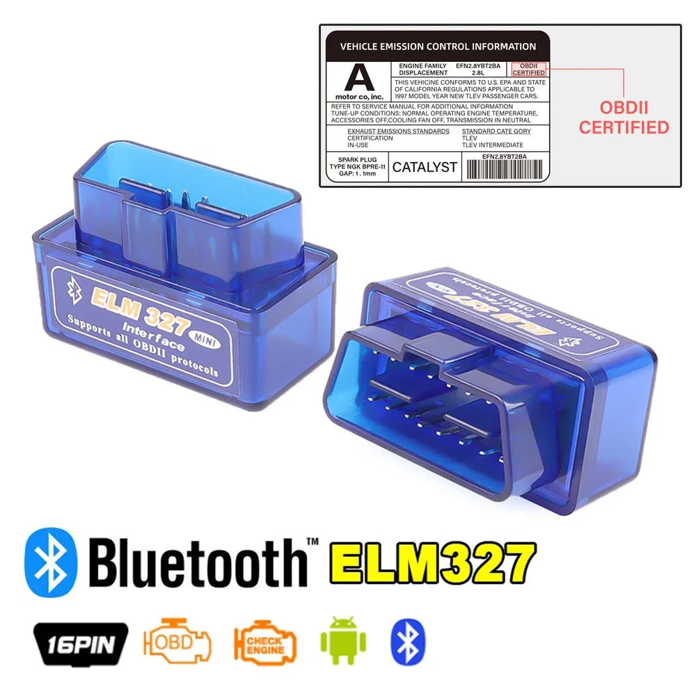 Mini Bluetooth OBD2 Car Diagnostic Code Reader Scanner - 4