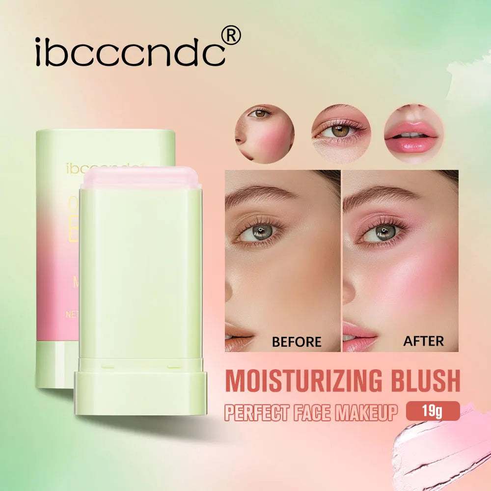 Tinted Moisturizing Blush Stick for Cheeks and Lips