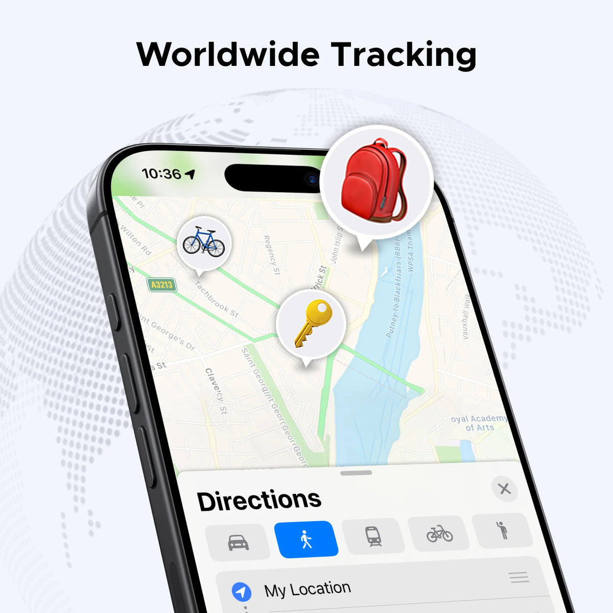 Bluetooth Item Tracker for Apple Find My Network