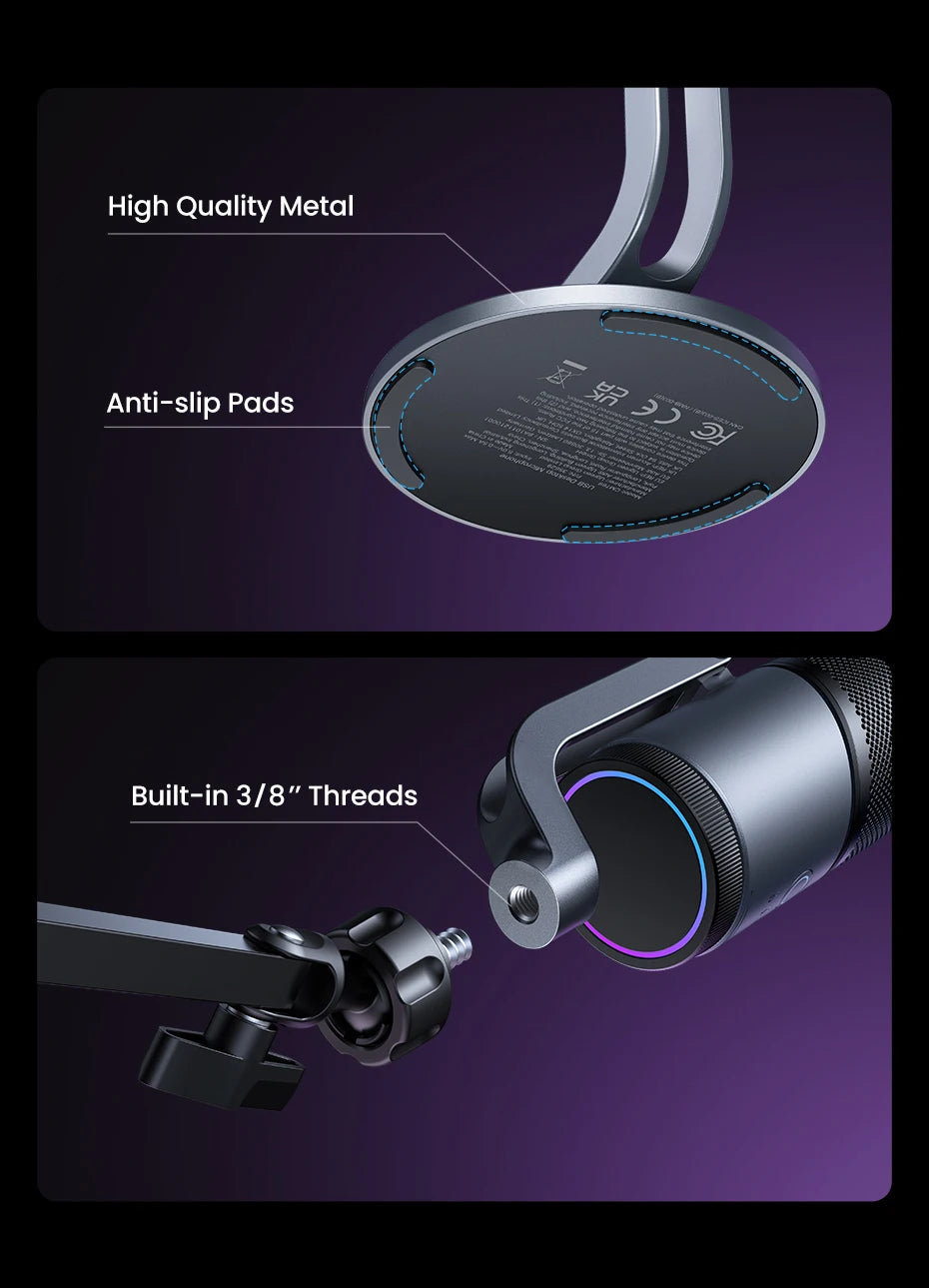 USB Condenser Microphone for Gaming Streaming and Recording - 20