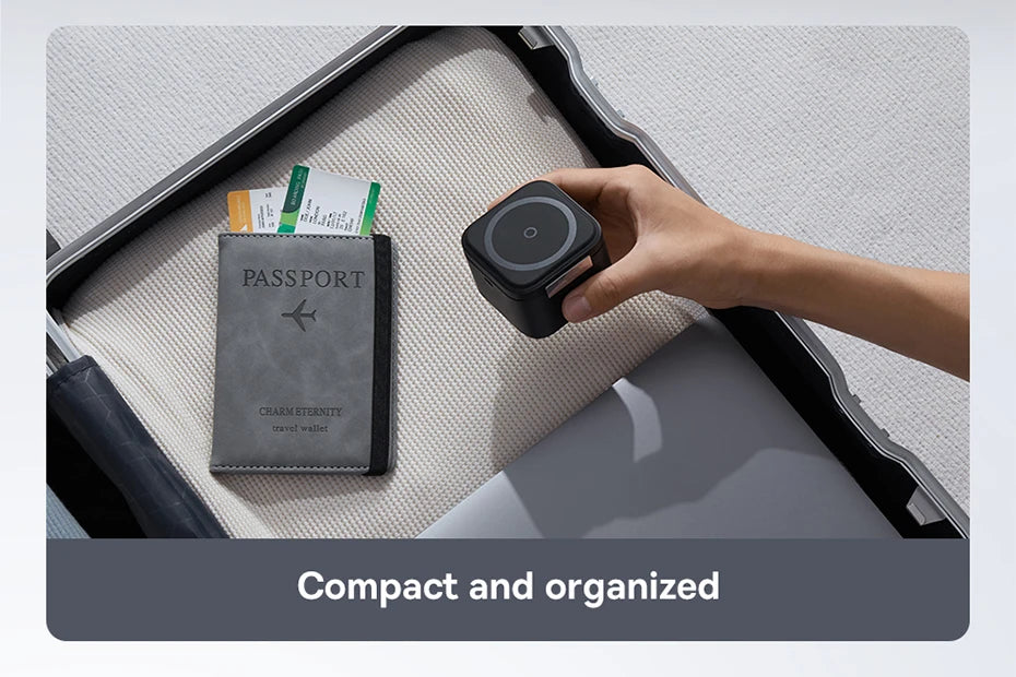 25W 2-in-1 Magnetic Wireless Charging Station for Smartphones