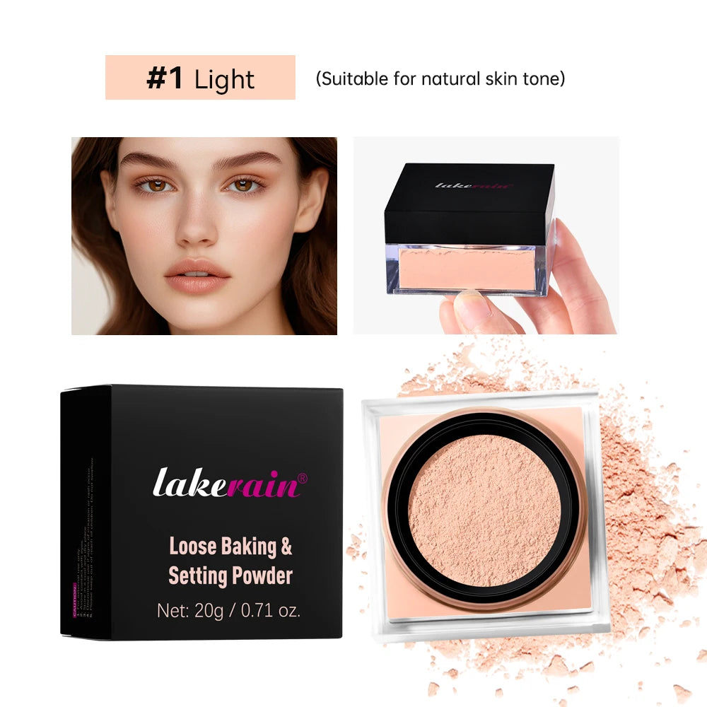 Matte Finish Loose Setting Powder for Oil Control
