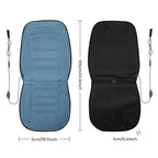 Heated Faux Lambswool Car Seat Cushion for Winter Driving