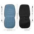 Heated Faux Lambswool Car Seat Cushion for Winter Driving