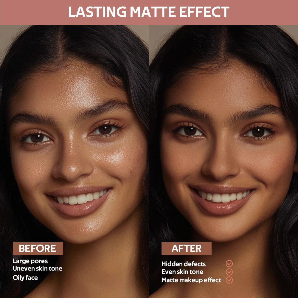 Matte Bronzer Contour Powder for Face Sculpting