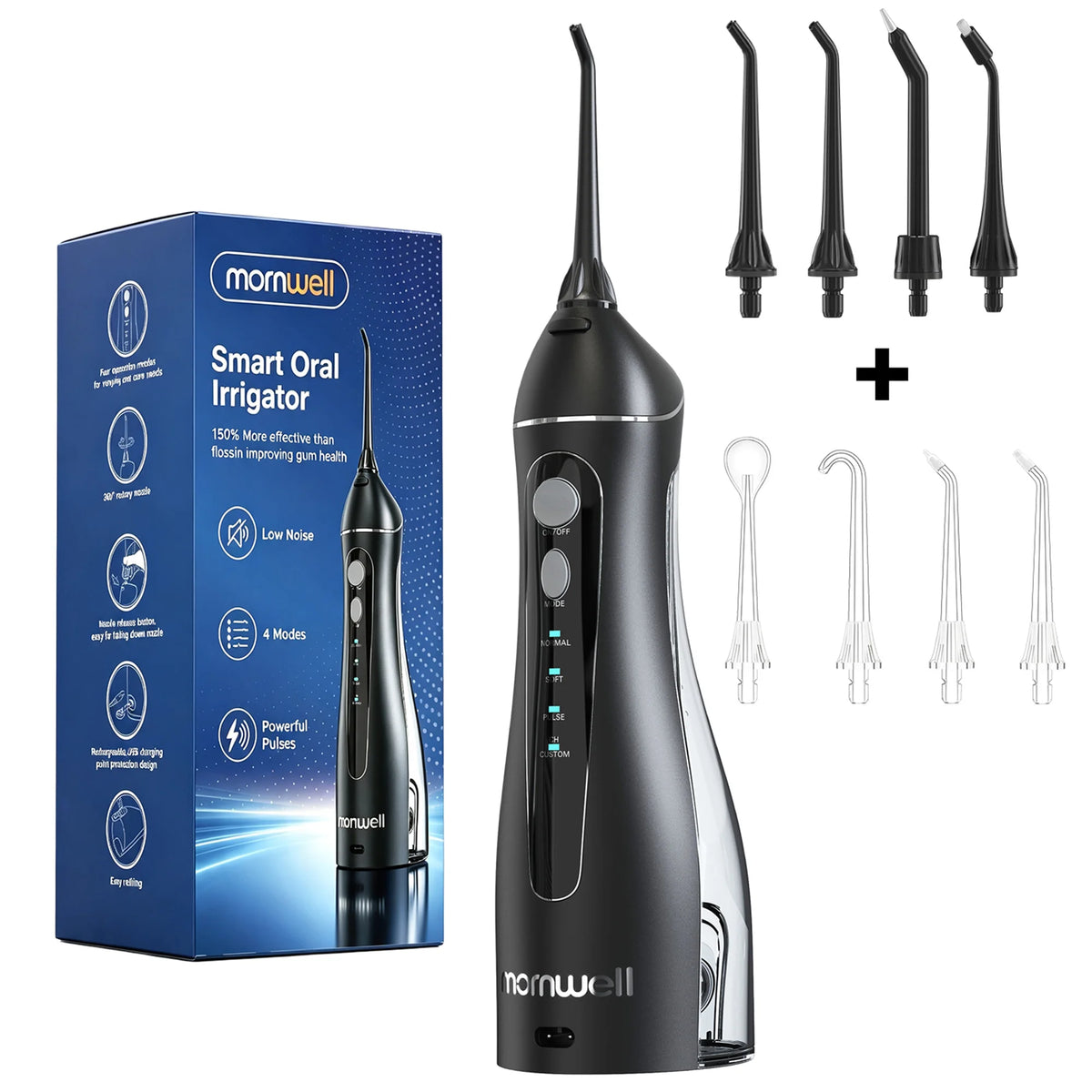 Cordless Water Flosser for Teeth Deep Cleaning