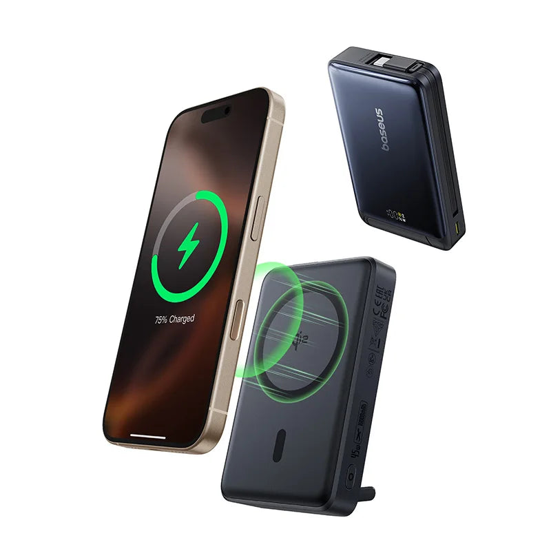 10000mAh Magnetic Wireless Power Bank with 45W Fast Charging