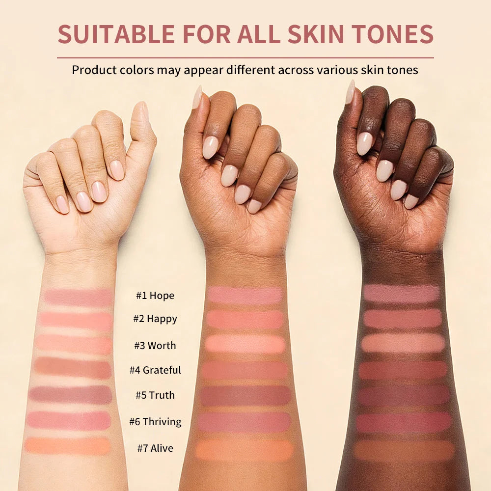 Matte Cream-to-Powder Bouncy Blush for Natural Flush