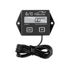 Digital Engine Tachometer and Hour Meter for Gas Engines