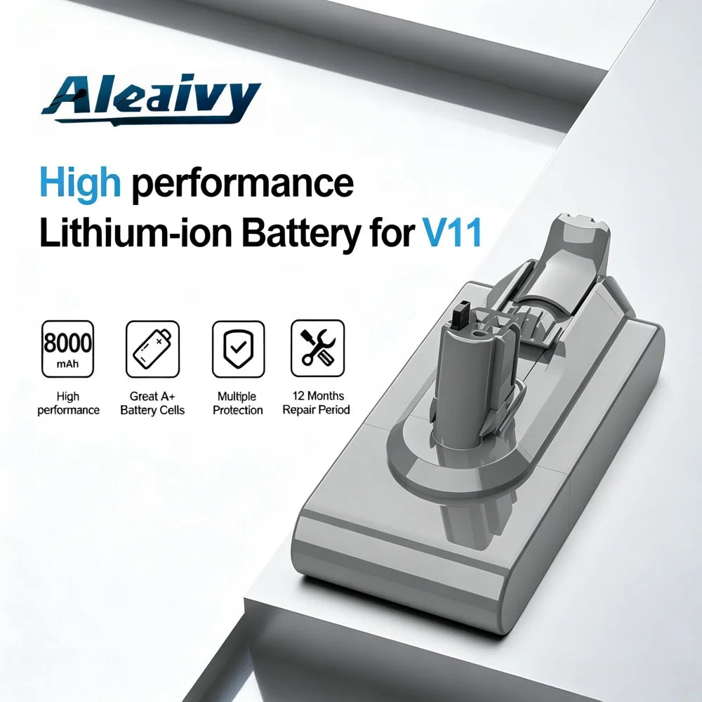 Replacement Battery for Dyson V11 Click-in Vacuum Models
