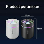 180ml Portable Ultrasonic Air Humidifier and Aroma Diffuser