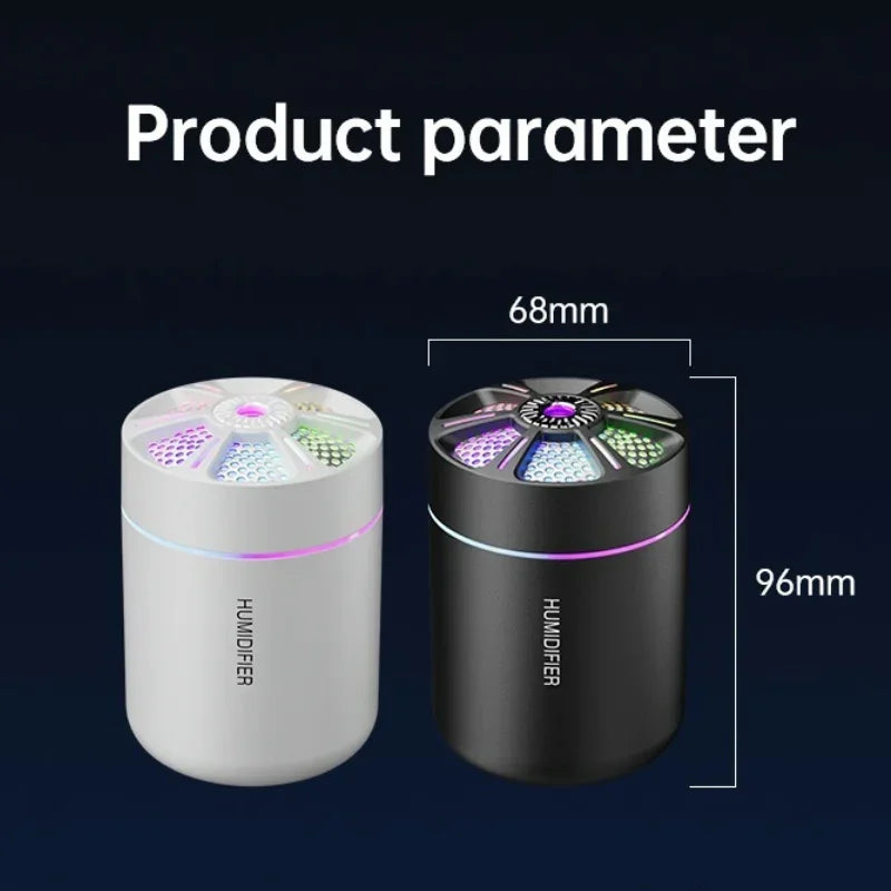 180ml Portable Ultrasonic Air Humidifier and Aroma Diffuser