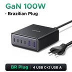 65W GaN 5-Port USB-C Desktop Fast Charger