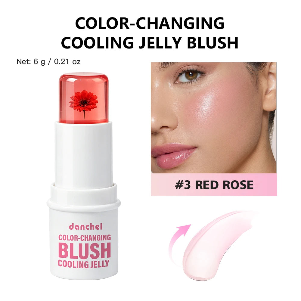 pH Adaptive Color-Changing Jelly Blush for Lips, Cheeks and Eyes