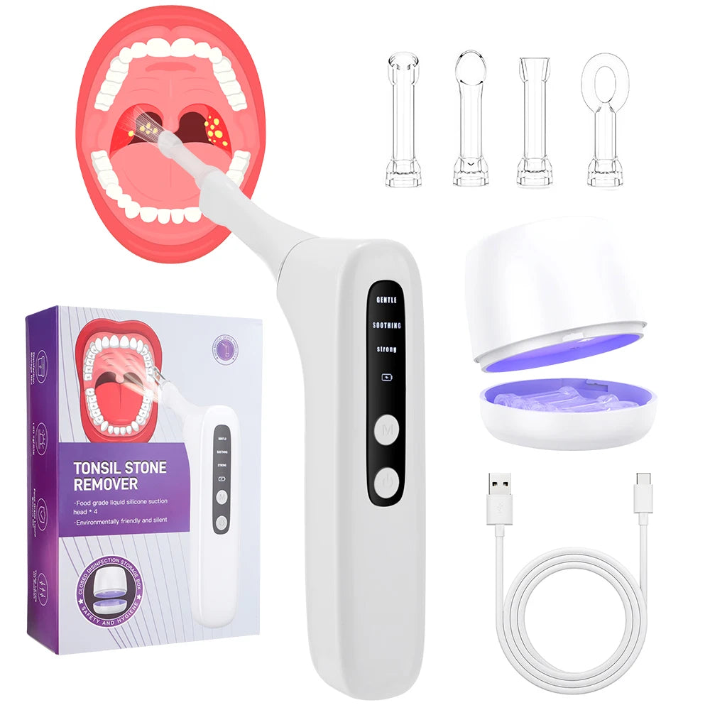 HD Camera Tonsil Stone Removal Vacuum Tool