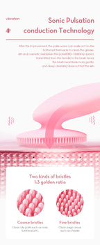 Electric Silicone Facial Cleansing Brush for Pore Cleaning