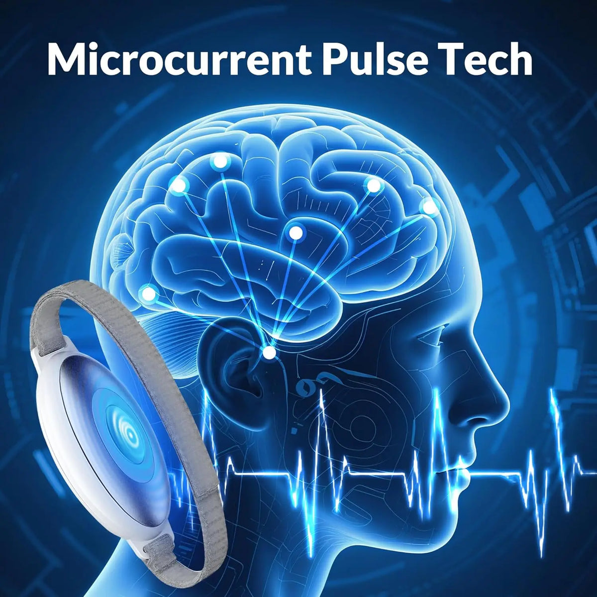 Handheld Microcurrent Sleep Aid and Anxiety Relief Device