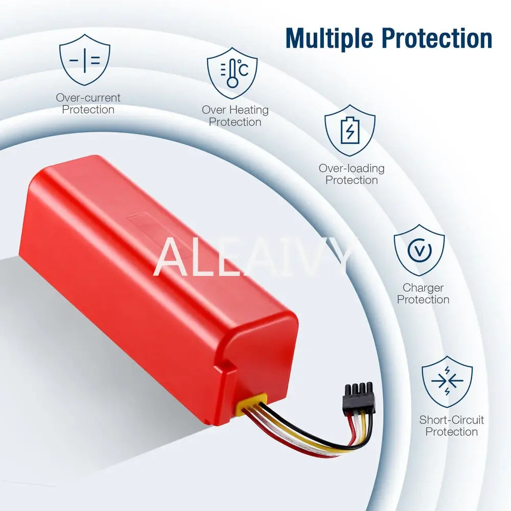 14.4V Replacement Battery for Roborock Vacuum Cleaners - 8